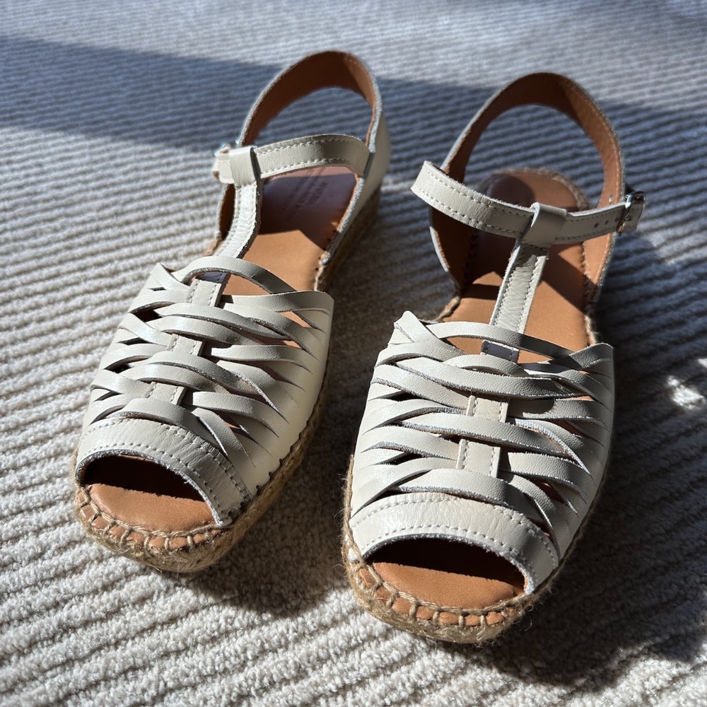 Naguisa Sandals Size 37 NWOT